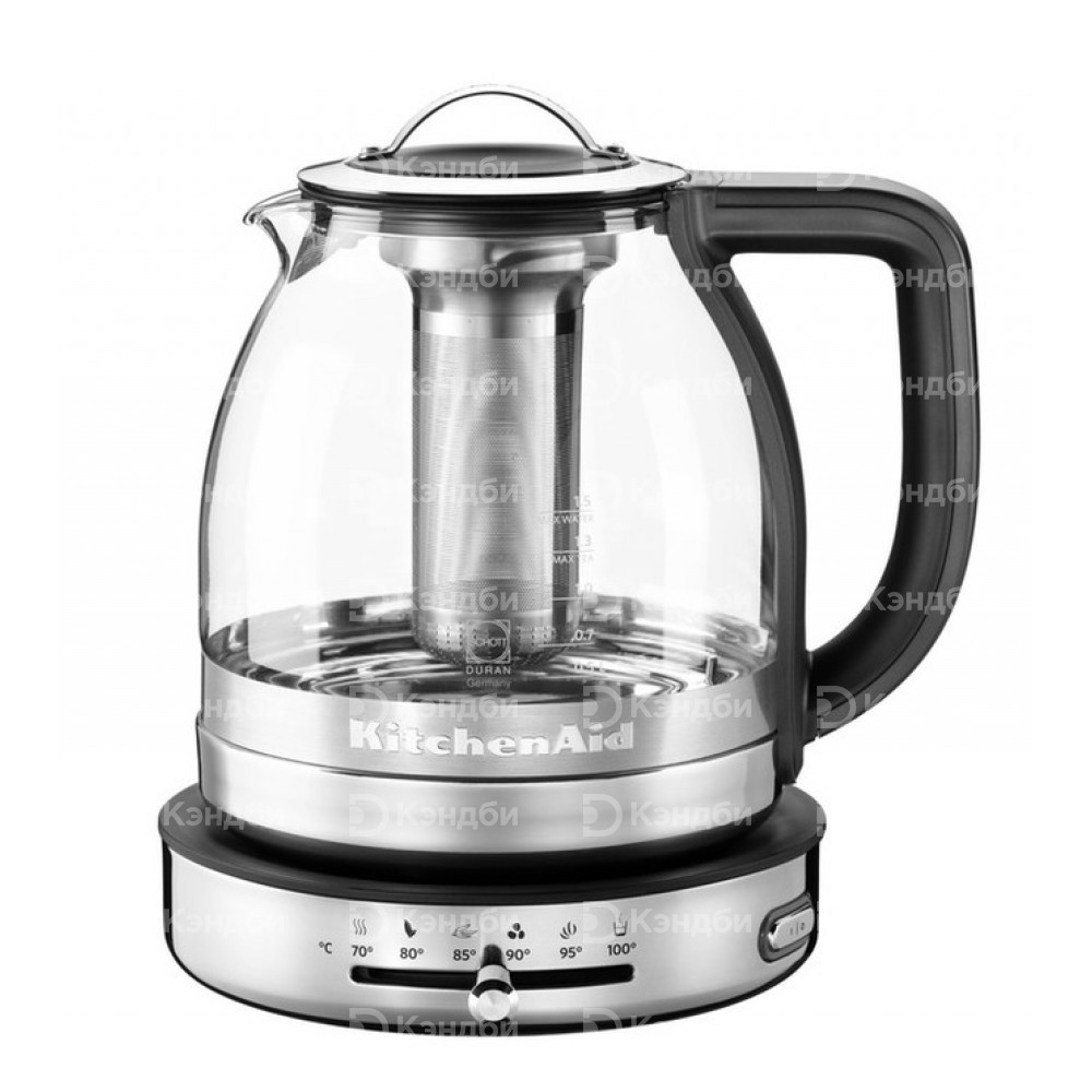 Электрочайник KitchenAid 5KEK1322ESS (стеклянный) Электрочайник KitchenAid 5KEK1322ESS (стеклянный)